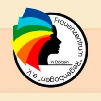 Logo mit Regenbogenfarben